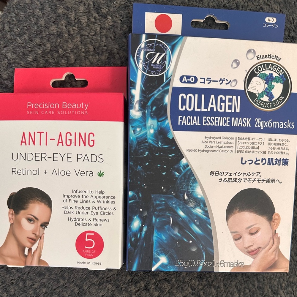 Eye masks and face masks